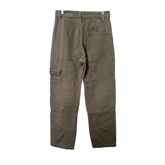 REFORMATION Utility Straight Leg Cargo Pant Army 24 - Picture 4 of 5